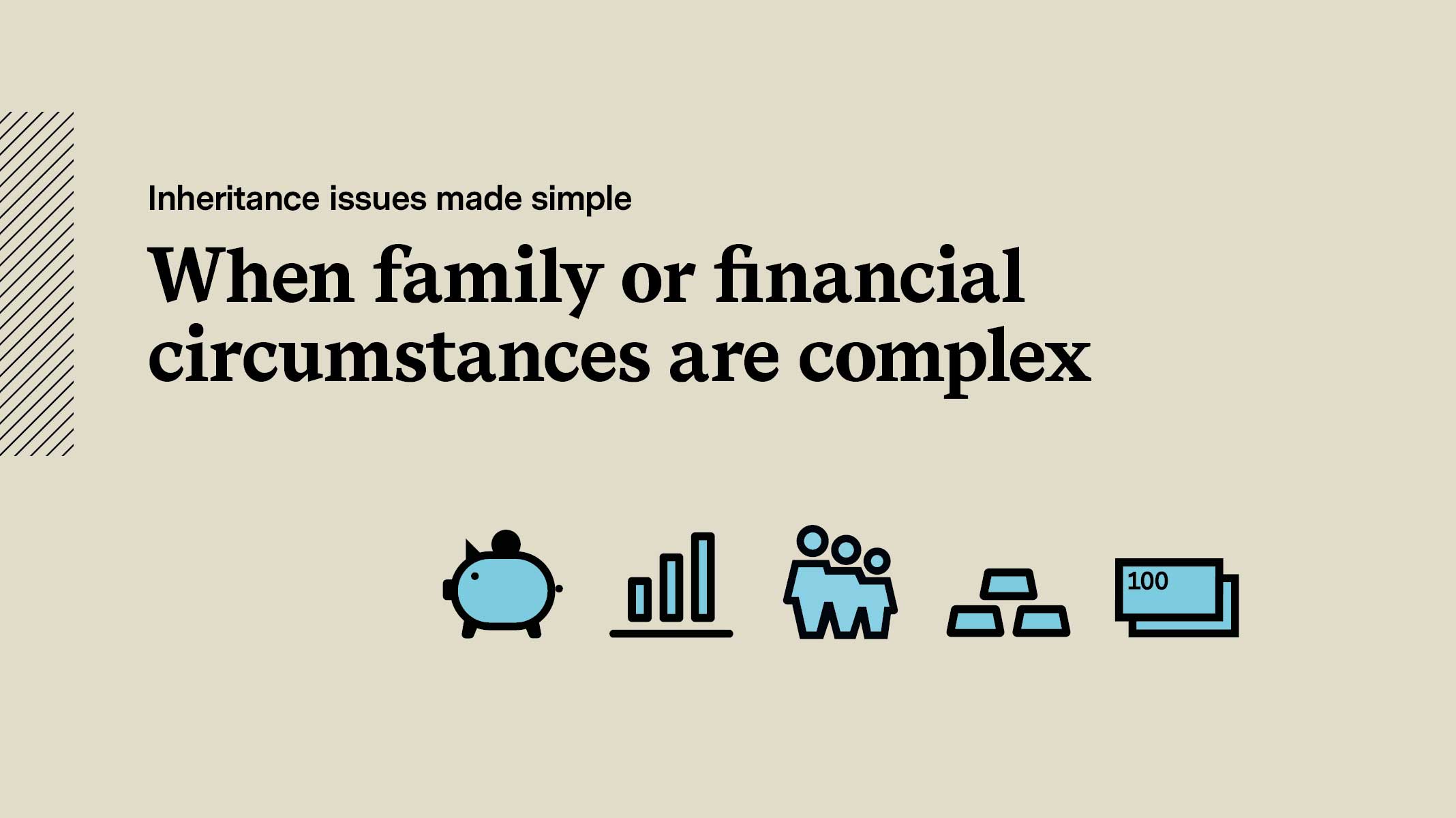 Infographic on family or financial circumstances